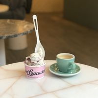 Cookie crumble strawberry jam at Van Leeuwen Ice Cream - Ludlow in New York City