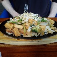 Crunchy noodles with tofu and veggies at Viet Fresh Noodles in Cairns