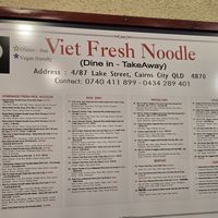  at Viet Fresh Noodles in Cairns