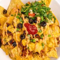 Black Bean Nacho at Sunshine's Health Food Store and Vegetarian Deli in Houston
