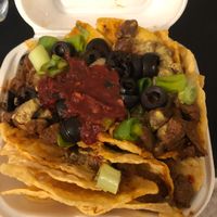 Nachos at Sunshine's Health Food Store and Vegetarian Deli in Houston