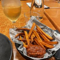 sweet potato fries  at Stone's in Helsinki