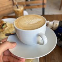 Capuchino   at Cafe Consulado in Asuncion
