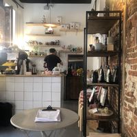 Interior at Plantate Cafe in Madrid