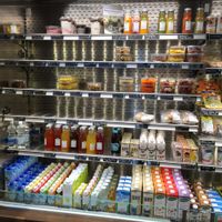 Some options from the fridge. at HILTL - Sihlstrasse in Zurich