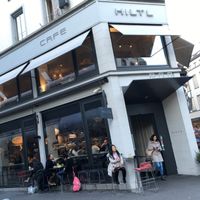 outside at HILTL - Sihlstrasse in Zurich