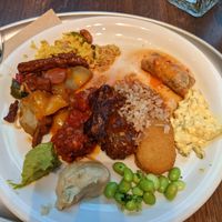 Second time I got food from the buffet. at HILTL - Sihlstrasse in Zurich