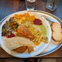 First time I got food from the buffet. at HILTL - Sihlstrasse in Zurich