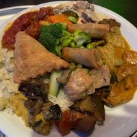 Tried as many vegan options as I could. This plate (without desert cost €35)  at HILTL - Sihlstrasse in Zurich