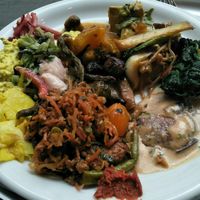 One example plate at HILTL - Sihlstrasse in Zurich