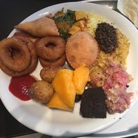 Vegan plate at HILTL - Sihlstrasse in Zurich