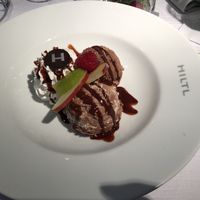 Shoggi mousse at HILTL - Sihlstrasse in Zurich