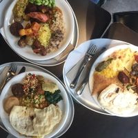 Lunch with friends at HILTL - Sihlstrasse in Zurich