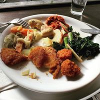 Amazing variety of vegan eats. at HILTL - Sihlstrasse in Zurich