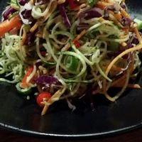 Raw Pad Thai at Health Freak Cafe in Scarborough