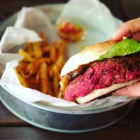 Vegan Burger at Base Bungalows  in Antalya