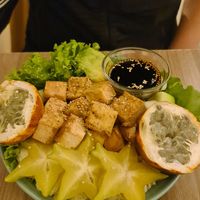 Vegan Buddha Bowl at Cafe del Mundo in La Paz