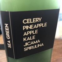 Fresh juice at E+ROSE Wellness Cafe - Gulch in Nashville