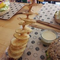 Fried potato at Vkusoteriya in Veliko Tarnovo