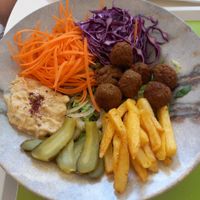 This was our first visit and we really enjoyed the food. We had the falafel bowl, followed by strawberry and mint ice cream. Both were absolutely delicious! Very good value for mon at Vegan a la Turca in Bodrum