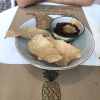 Amazing spicy dip with rosemary (free) at Vegan a la Turca in Bodrum