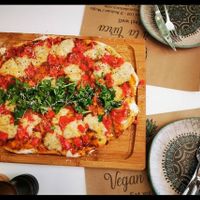 Vegan Pizza! at Vegan a la Turca in Bodrum