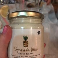 Aioli which we bought and took back to our hotel  at Vegan a la Turca in Bodrum