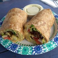 Egyptian Roll at Veg Out - Food Cart - Maybe closed in Kahului