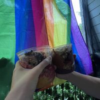 Cheers!  at E+ROSE Wellness Cafe - Brentwood in Brentwood