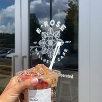 The Nomad Smoothie bowl  at E+ROSE Wellness Cafe - Brentwood in Brentwood