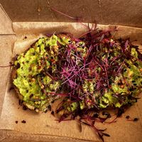 Fire Flour Toast  at E+ROSE Wellness Cafe - Brentwood in Brentwood