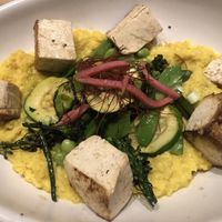 Cauliflower Polenta! SOOOO GOOD!!!! at True Food Kitchen in The Woodlands