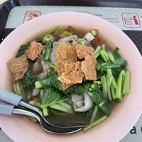 Hor fun - asked for more veg less mock meat.  at Miao Xiang Vegetarian 妙香 in East Singapore