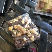 Vegan brownie (Delicious!)  at DeVine Delights in Rapid City