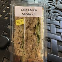 Vegan chicken sandwich  at DeVine Delights in Rapid City