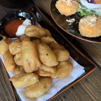 Fried sweet potato at Truc Lam Vien Quan in Hanoi