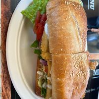 Tofu sandwich at Vegan Xpress in Mitzpe Ramon