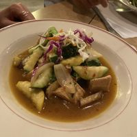 Gai graprow w tofu   at Thai USA in Huntington