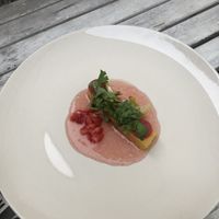 kind of a corn / polenta pâté   at Wir Komplizen in Frankfurt