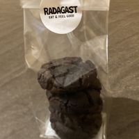 Chocolate cookies   at Radagast Vegan Bakery in Rome