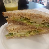 Hummus and artichokes at Radagast Vegan Bakery in Rome