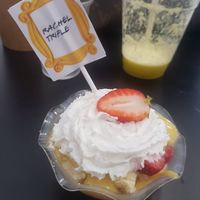 Vegan trifle at Radagast Vegan Bakery in Rome