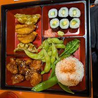 Vegan sushi bento box.  Absolutely gorgeous. at Yakinori - Bristol in Bristol