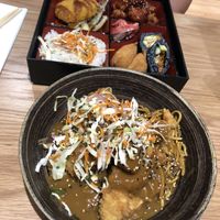 Katsu cauliflower and bento box   at Yakinori - Selly Oak in Birmingham