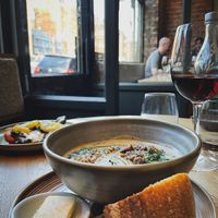 Artichoke soup at Fint in Leeds