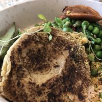 Spiced Scrambled tofu  at Fint in Leeds