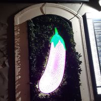 LOL =P... Hey, I must be a cybernetic digital psychic, because I can hear what you're thinking right now "Hey, grow up!" haha XD at Mazaya Falafel - Starowiślna in Krakow