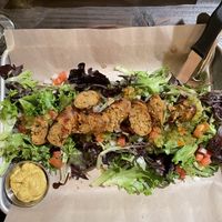 Italian Veggie salad - yum!   at Bangers & Brews in Bend