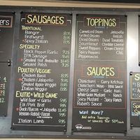 Menu  at Bangers & Brews in Bend