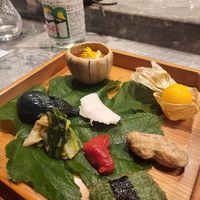 Vegetable Sashimi at Sougo in Tokyo